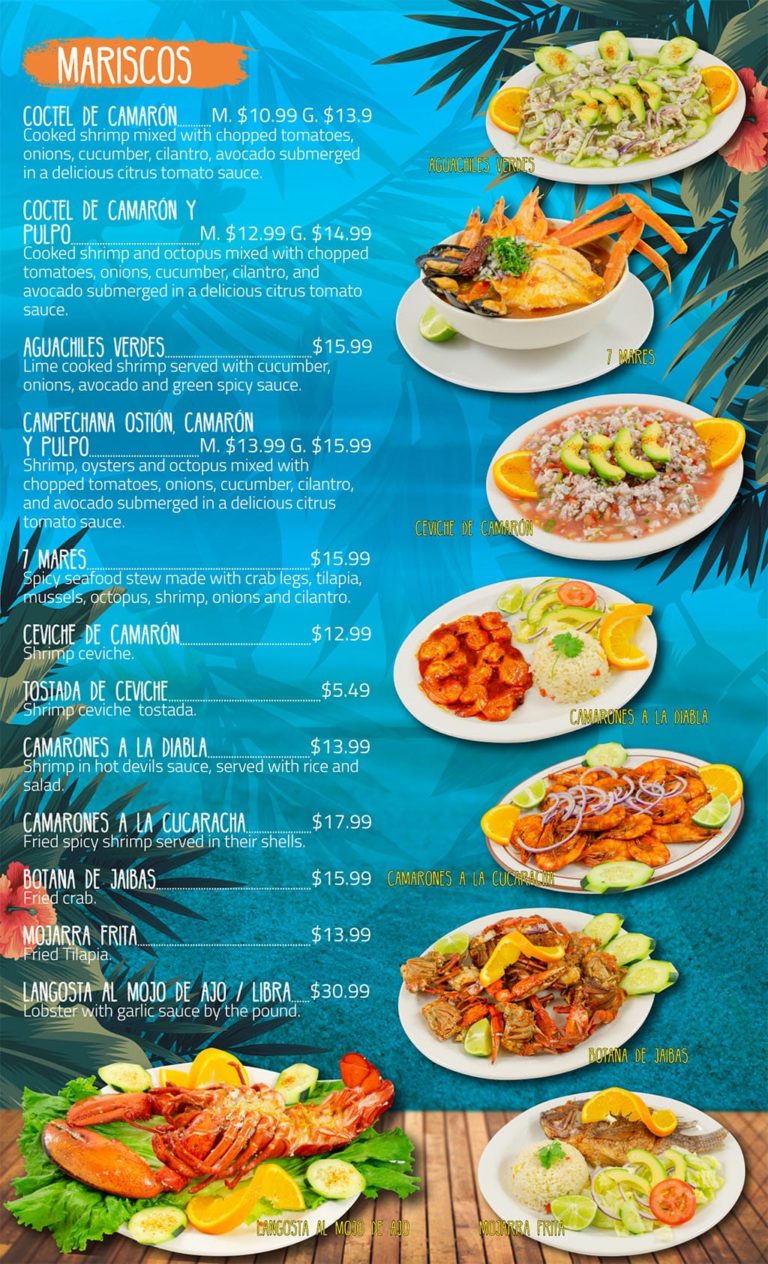 Puerto Vallarta Mexican Grill menu – SLC menu