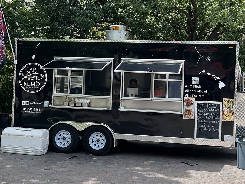 Capt Remo food truck menu – SLC menu